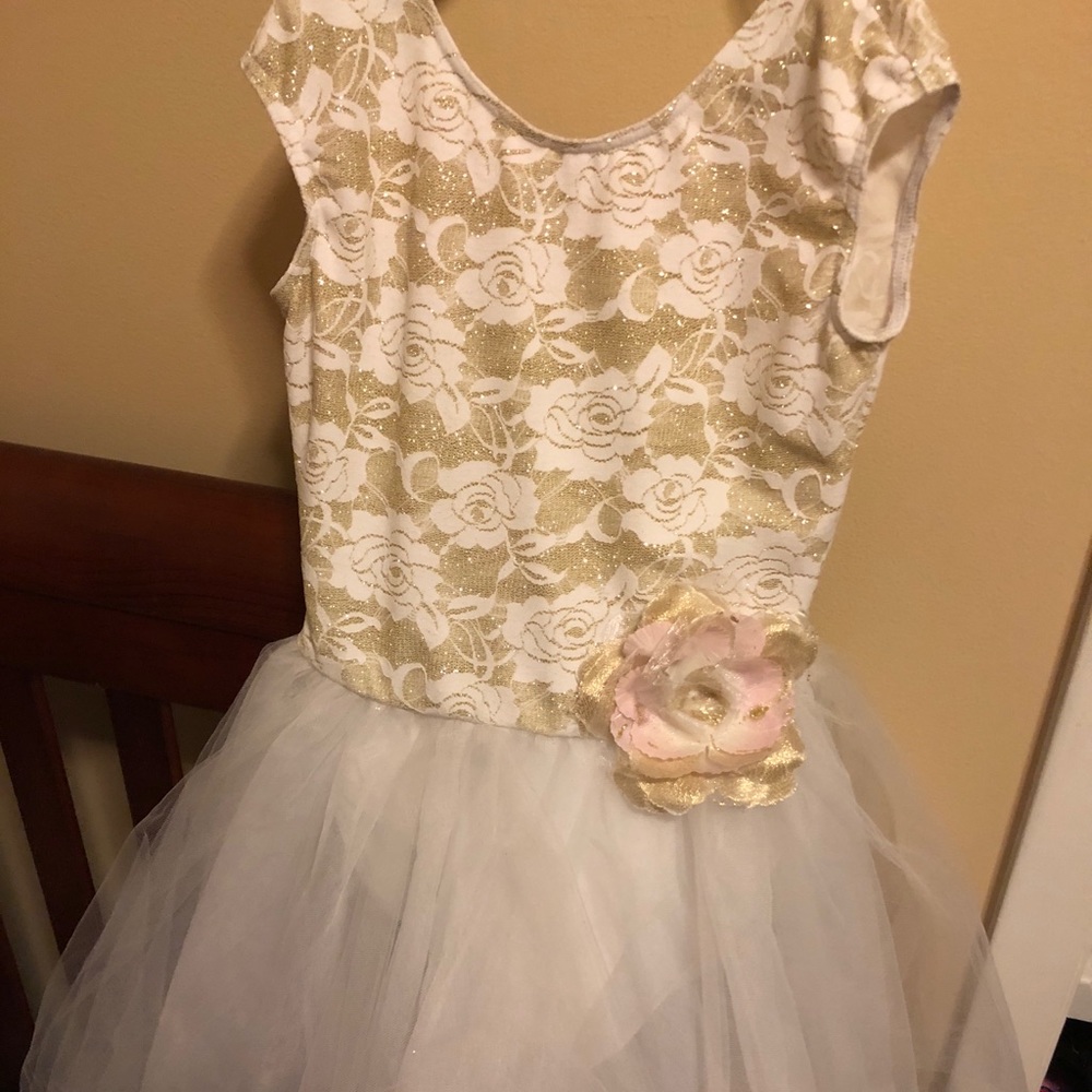 Dance/costume style dress worn for formal wedding